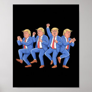 Poster Donald Trump Dance 4 De Julho De Trump 2025