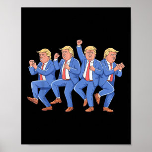 Poster Donald Trump Dance 4 De Julho De Trump 2025