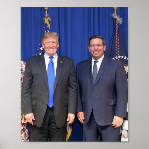 Poster Donald Trump E Ron Desantis
