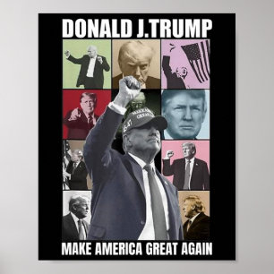 Poster Donald Trump Era Oficial 2024 Donald Tru