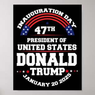 Poster Donald Trump Ganhou a Inauguração da Eleição de 20