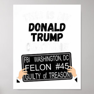 Poster Donald Trump Jail Contigo, Anti Trump Para P