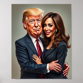 Poster Donald Trump Kamala harris