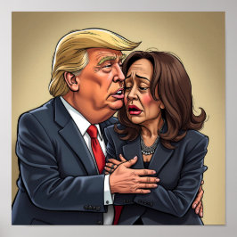 Poster Donald Trump Kamala harris