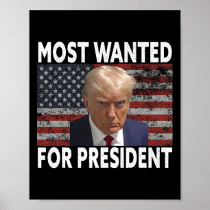 Poster Donald Trump Mais Desejado Para O Presidente 2024