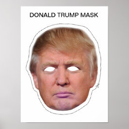 Póster Donald Trump Mask