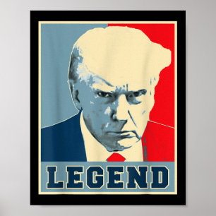 Poster Donald Trump Mug Atirou Na Legenda Do Presidente 2