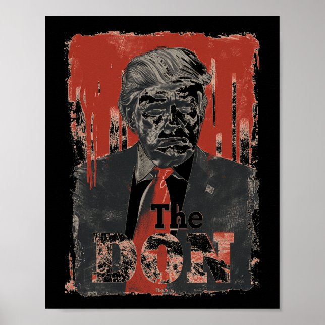 Poster Donald Trump “o Don” 2024  (Frente)