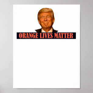 Poster Donald Trump Orange Lives Sticker