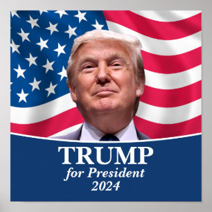 Póster Donald Trump Photo - Presidente