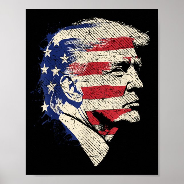 Poster Donald Trump Portrait (Frente)