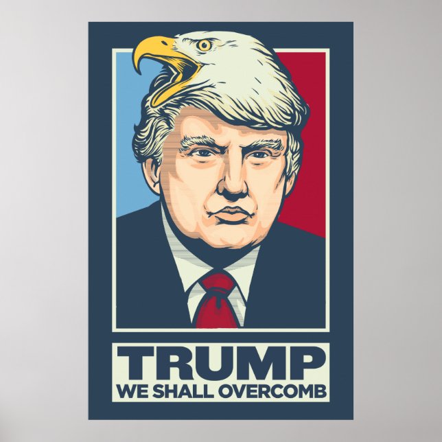 Póster Donald Trump Vamos Supercomb (Frente)