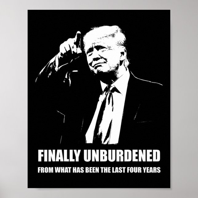 Poster Donald Trump Vence – Finalmente Desonerado De La (Frente)
