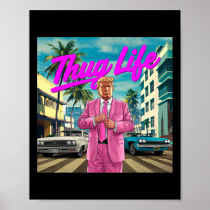 Poster Donald Trump Vida de Bandido 