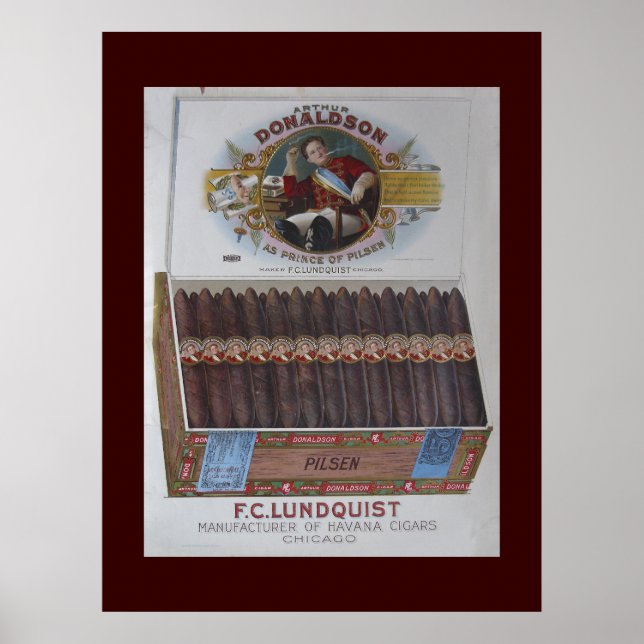 Poster Donaldson Cigars (Frente)