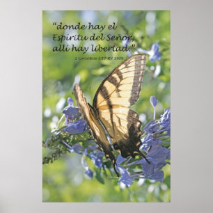 Poster Donde hay el Espiritu, alli hay Libertad