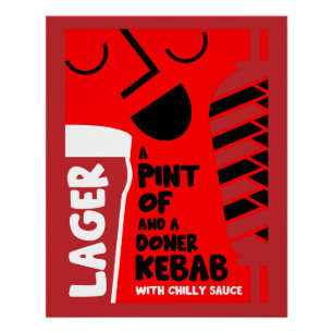 Póster Doner Kebab