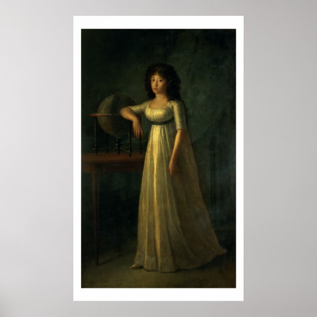 Póster Donna Joaquina Tellez-Giron, filha do Duque (Frente)