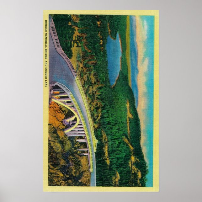 Poster Donner Memorial Bridge e (Frente)