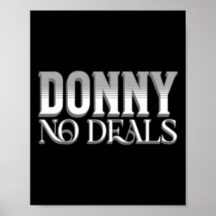 Poster Donny Sem Negócios Arte Do Trocadilho Sem Tarifa A