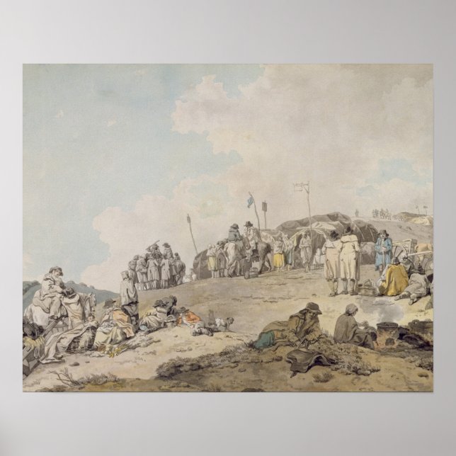 Póster Donnybrook Fair, 1782 (caneta, tinta e c/c no pape (Frente)