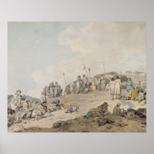 Póster Donnybrook justo, 1782 (caneta, tinta e w/c no