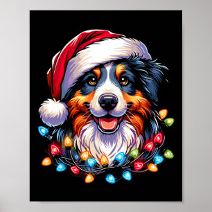 Poster Dono de Cachorro Natal Homens Mulheres Pastor Aust