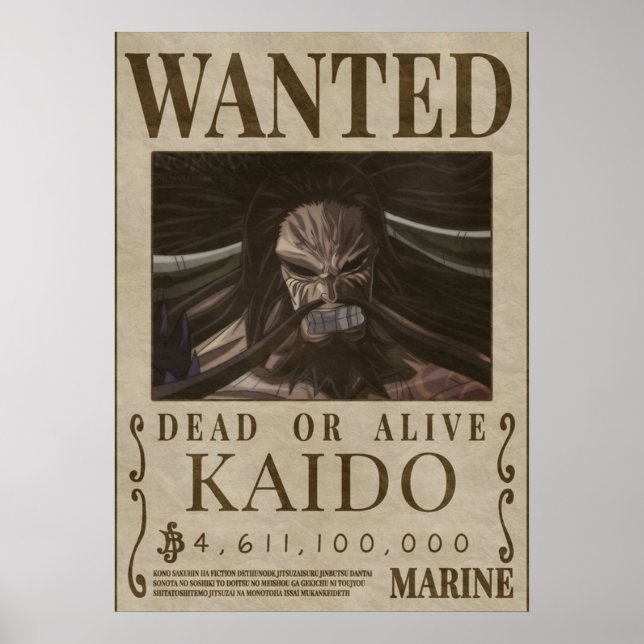 Poster Dono de KAIDO kaido (Frente)