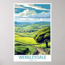 Poster Dons Wensleydale Yorkshire Inglaterra