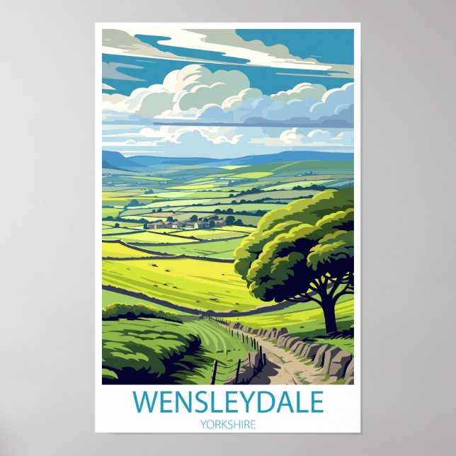 Poster Dons Wensleydale Yorkshire Inglaterra (Frente)