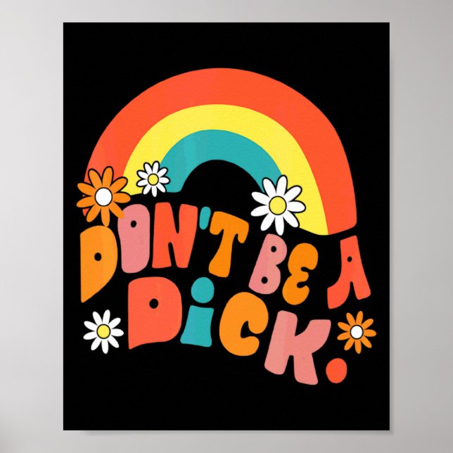 Poster Dont Be A Motivation Message Vintage Groov  (Frente)