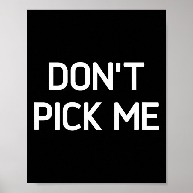 Poster Don't Ck Me, Funny, Jokes, Sarcastic  (Frente)