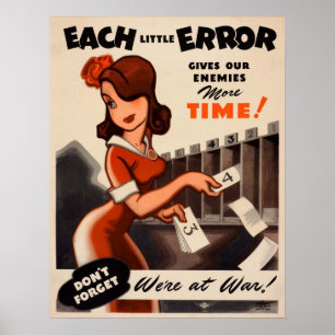 Póster Don't Forget- We're at War!