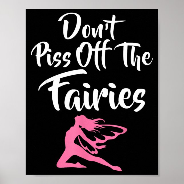 Poster Don't Off The Fairies Fairytale Fantasy Fairy  (Frente)