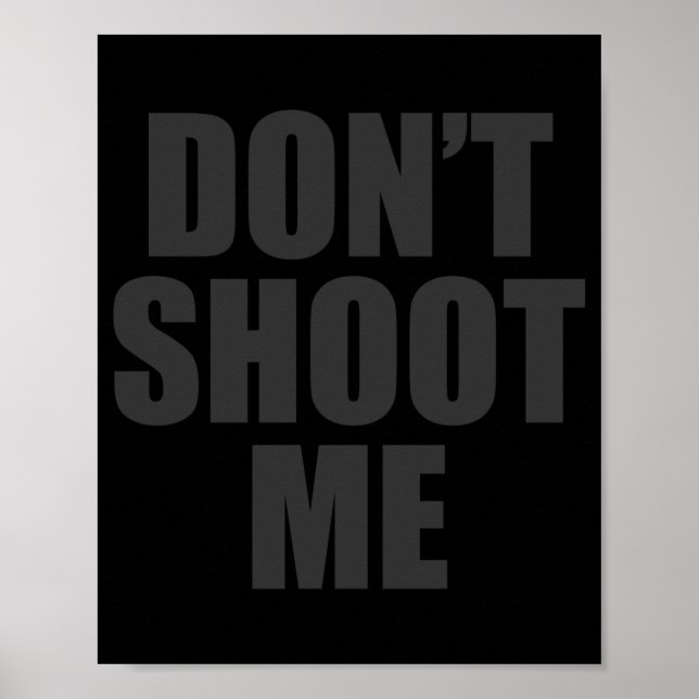 Poster Dont Shoot Me Festival Apparel  (Frente)
