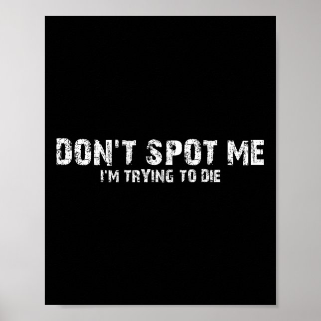 Poster Don't Spot Me1  (Frente)