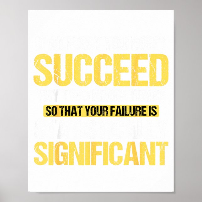 Poster Don't Succeed Statistically Significant Science Pu (Frente)