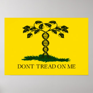 Poster Don't Tread on Me - for scientists