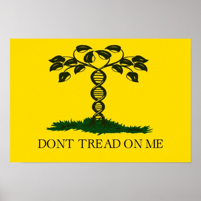 Poster Don't Tread on Me - for scientists (Frente)
