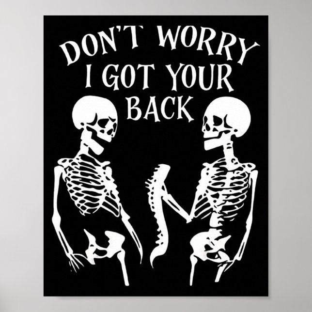 Poster Dont Worry I Got Your Back  (Frente)