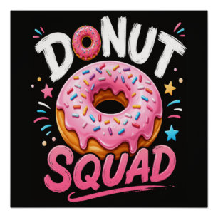 Póster Donut Espalhe Bondade Engraçado