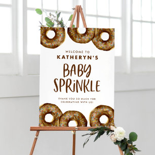 Poster Donuts Cobertos com Chocolate Baby Sprinkle
