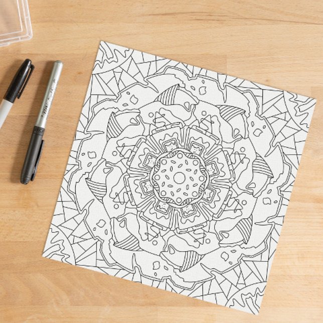 Poster Doodle Feliz: Página de Colorir Alegre (Criador carregado)