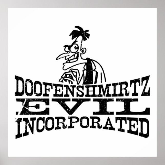Poster Doofenshmirtz (Frente)
