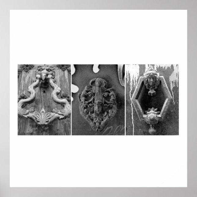 Poster Door Knockers, Barcelona (Frente)