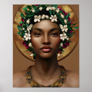 Poster Dor na Potência Rainha Afro-Americana