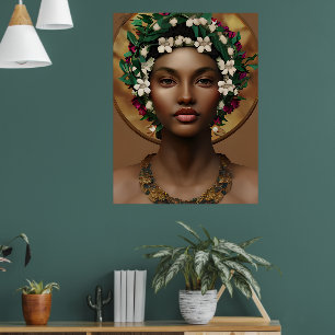 Poster Dor na Potência   Rainha Afro-Americana