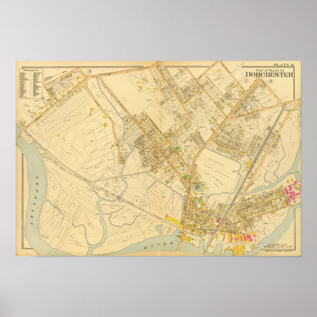 Póster Dorchester, Massachusetts 5 (Frente)
