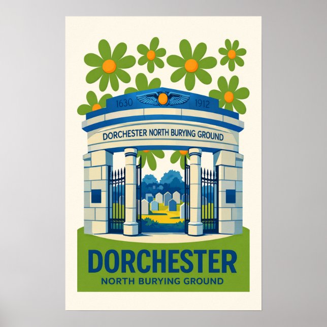 Poster Dorchester North Burying Ground  (Frente)