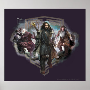 Poster Dori, Kili, and Bifur